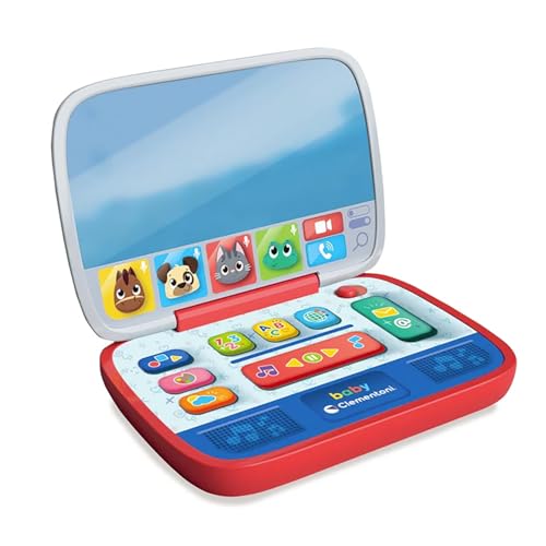 Clementoni Baby Mini Laptop, pädagogischer Computer für Kinder 12-36 Monate, Aktivitätszentrum für die erste Kindheit, unterrichtet Buchstaben, Zahlen, Formen, Farben, stimuliert das Imitative Spiel, Clementoni Baby Mini Laptop, pädagogischer Computer für Kinder 12-36 Monate, Aktivitätszentrum für die erste Kindheit, unterrichtet Buchstaben, Zahlen, Formen, Farben, stimuliert das Imitative Spiel, von Clementoni
