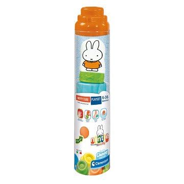 Clementoni Miffy Clemmy Tube, Pädagogisches Spielzeug, Verschiedene Texturen Und Orte, Für Kinder, Hergestellt In Italien, Mehrfarbig - 56415 von Clementoni