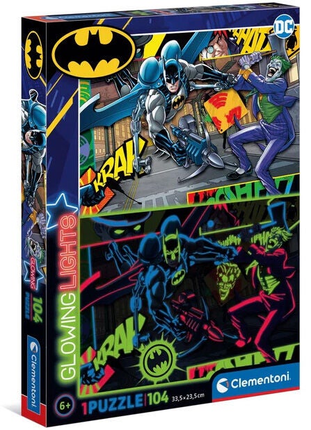 Clementoni Batman Glowing Lights Puzzle 104 Teile von Clementoni