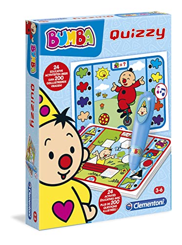 Clementoni Bumba Spielen Lernen-Quizzy, Lernspiel, 3 Jahre, 66865, Multicolor von Clementoni