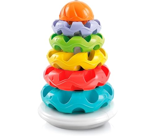 Clementoni Bunte Turm Pyramide Montessori Kreise Baby Puzzle. von Clementoni