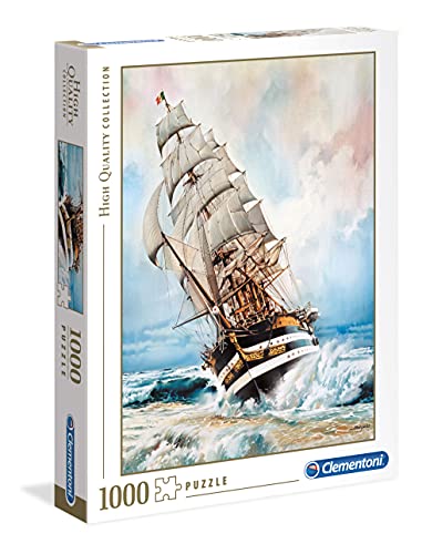 Clementoni 39415 Amerigo Vespucci – Puzzle 1000 Teile, Geschicklichkeitsspiel für die ganze Familie, buntes Legespiel, Erwachsenenpuzzle ab 14 Jahren von Clementoni