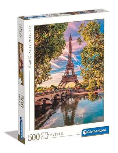 Clementoni Along The Seine Puzzle 500 Teile - Puzzle 500 Teile Kinder & Erwachsene in 49 x 36 cm - Kinder Puzzle von Clementoni 35524 von Clementoni