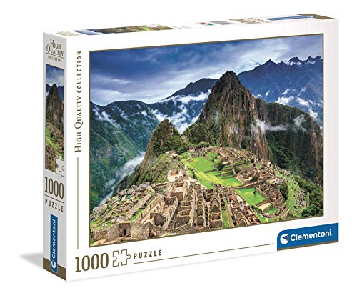 Clementoni 39604 Machu Picchu – Puzzle 1000 Teile ab 9 Jahren, buntes Erwachsenenpuzzle mit kräftigen Farben, Geschicklichkeitsspiel für die ganze Familie, schöne Geschenkidee von Clementoni