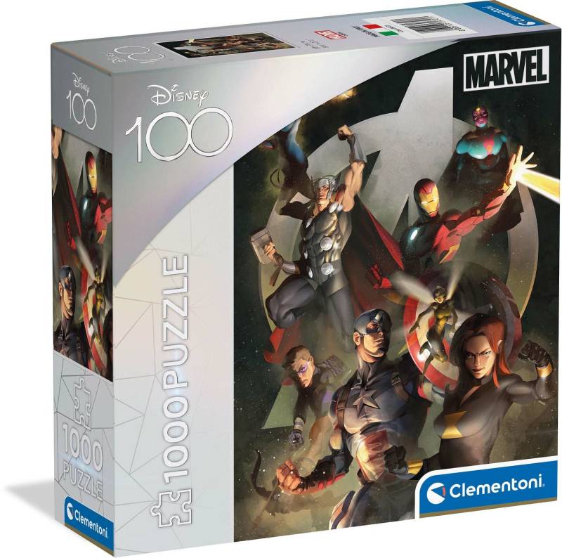 Clementoni Disney 100 Marvel Avengers Puzzle 1000 Teile von Clementoni