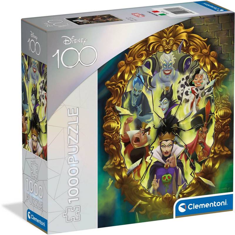 Clementoni Disney 100 Villains Puzzle 1000 Teile von Clementoni