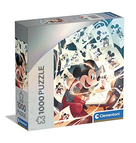 Clementoni Disney Mickey Celebration - 1000 Teile Puzzle - Mickey Mouse Legespiel - Geschenk für Kinder ab 10 Jahren & Erwachsene 39719 von Clementoni