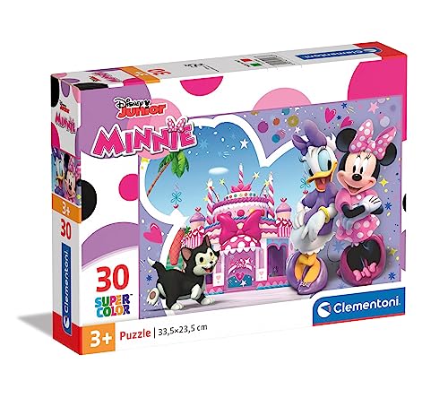 Clementoni - 20268 - Supercolor Puzzle Disney Minnie - Puzzle Mit 30 Teile - Puzzle Für Kinder Ab 3 Jahren, Made In Italy von Clementoni