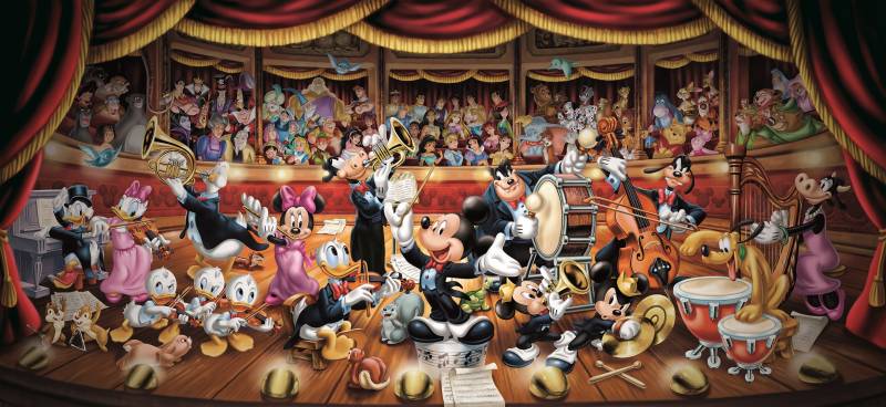 Clementoni Disney Orchester 13200 Teile Puzzle Clementoni-38010 von Clementoni