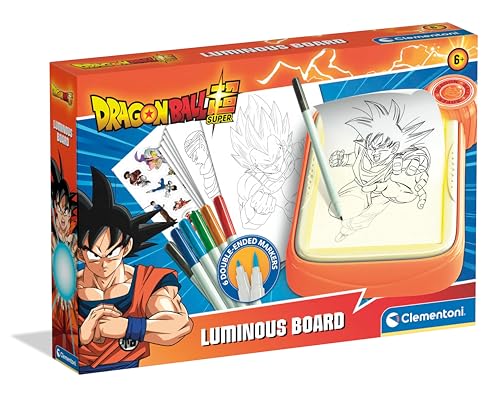 Clementoni Dragon Ball Luminous Board, leuchtende Tafel, für Kinder, Multicolor - 18782 von Clementoni