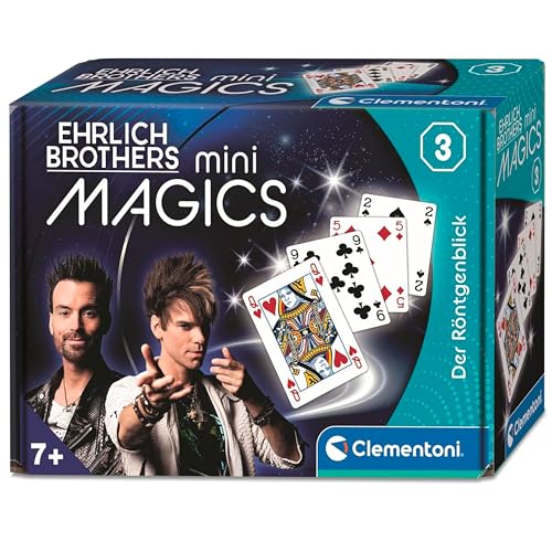 Clementoni Ehrlich Brothers miniMagics Der Röntgenblick - Zauberkarten für Kinder ab 7 Jahren - Mini-Zauberkasten als Einstieg in die Magie & Illusion - 59389 Clementoni Ehrlich Brothers miniMagics Der Röntgenblick - Zauberkarten für Kinder ab 7 Jahren - Mini-Zauberkasten als Einstieg in die Magie & Illusion - 59389 von Clementoni