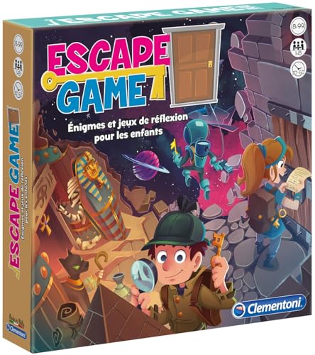 Clementoni- Escape Game, 52430, Mehrfarbig | Französisch von Clementoni