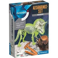 Clementoni - Galileo Discovery - Ausgrabungs-Set Triceratops von Clementoni