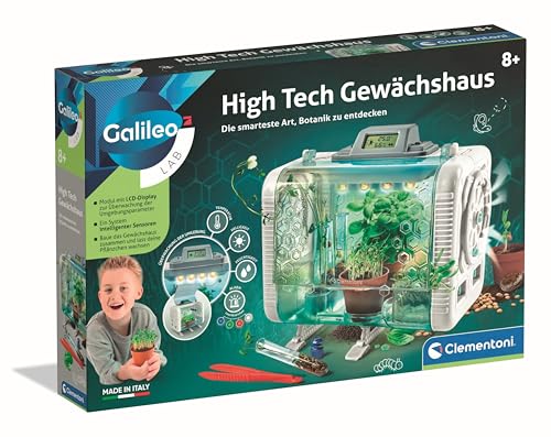 Clementoni Galileo Lab High Tech Gewächshaus - Experimentierkasten & Spielzeug für Kinder ab 8 Jahren von Clementoni 59406 von Clementoni