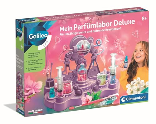 Clementoni Galileo Lab Mein Parfümlabor Deluxe - wohlriechende Düfte und Parfüms mit spannenden Experimentierkasten für Zuhause - Spielzeug für Kinder ab 8 Jahren von Clementoni 59405 von Clementoni