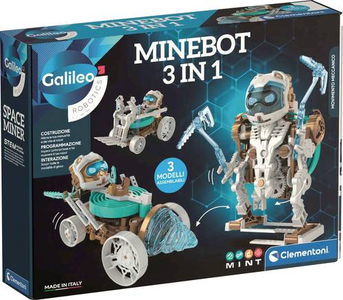 Clementoni Galileo MineBot 3 in 1 Roboter von Clementoni