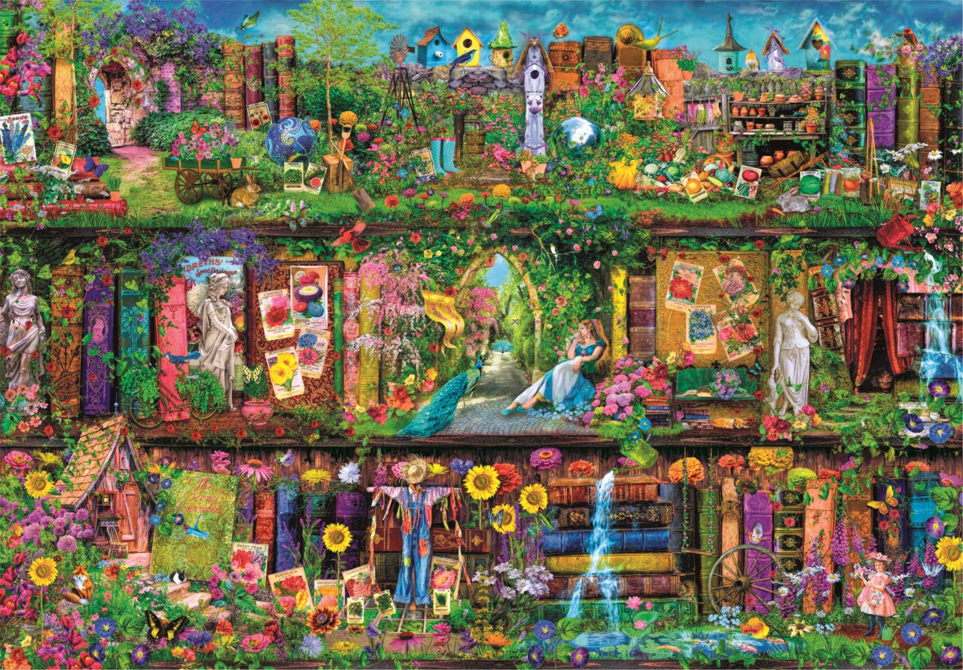 Clementoni Garden Shelf 6000 Teile Puzzle Clementoni-36532 von Clementoni