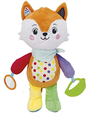 Clementoni - Happy Fox-Plüsch Neugeborene, Spielzeug für Kinder 0-36 Monate-100% Waschbar, Mehrfarbig, 17792 Clementoni - Happy Fox-Plüsch Neugeborene, Spielzeug für Kinder 0-36 Monate-100% Waschbar, Mehrfarbig, 17792 von Clementoni