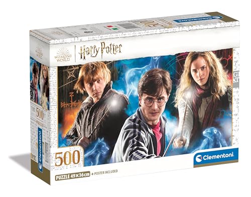 Clementoni Harry Potter Puzzle 500 Teile Erwachsene - Puzzle Erwachsene in 49 x 36 cm - Puzzle Erwachsene anspruchsvoll von Clementoni 35535 von Clementoni