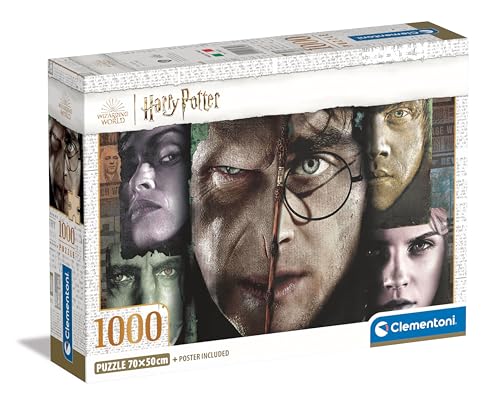 Clementoni Harry Potter Puzzle 1000 Teile Erwachsene - Puzzle Erwachsene in 70 x 50 cm - Puzzle Erwachsene anspruchsvoll von Clementoni 39855 von Clementoni