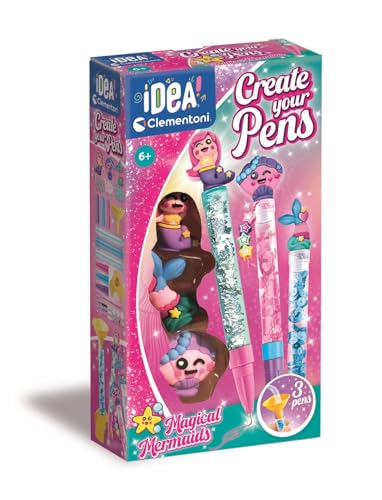 Clementoni Idea Deine Stift-Kreationen Meerjungfrau - DIY Stifte-Set mit tollen Accessoires - Bastelset zum Stifte selber machen, Kreativspielzeug & Geschenk-Set für Kinder ab 6 Jahren, 18131 Clementoni Idea Deine Stift-Kreationen Meerjungfrau - DIY Stifte-Set mit tollen Accessoires - Bastelset zum Stifte selber machen, Kreativspielzeug & Geschenk-Set für Kinder ab 6 Jahren, 18131 von Clementoni