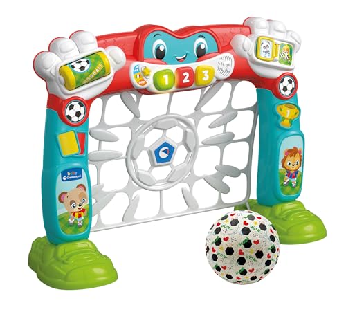 Clementoni Kinder Fußball Tor mit Aktivitätszentrum inkl. Stoffball - erkennt geschossene Tore - Tor mit Geräusche und Musik für Kinder ab 18 Monaten 17995 Clementoni Kinder Fußball Tor mit Aktivitätszentrum inkl. Stoffball - erkennt geschossene Tore - Tor mit Geräusche und Musik für Kinder ab 18 Monaten 17995 von Clementoni