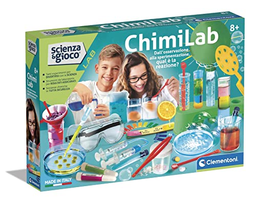 Clementoni - Wissenschaft und Spiel Lab - Chemielabor, wissenschaftliche Experimente Kit für Kinder ab 8 Jahren, 19259 von Clementoni