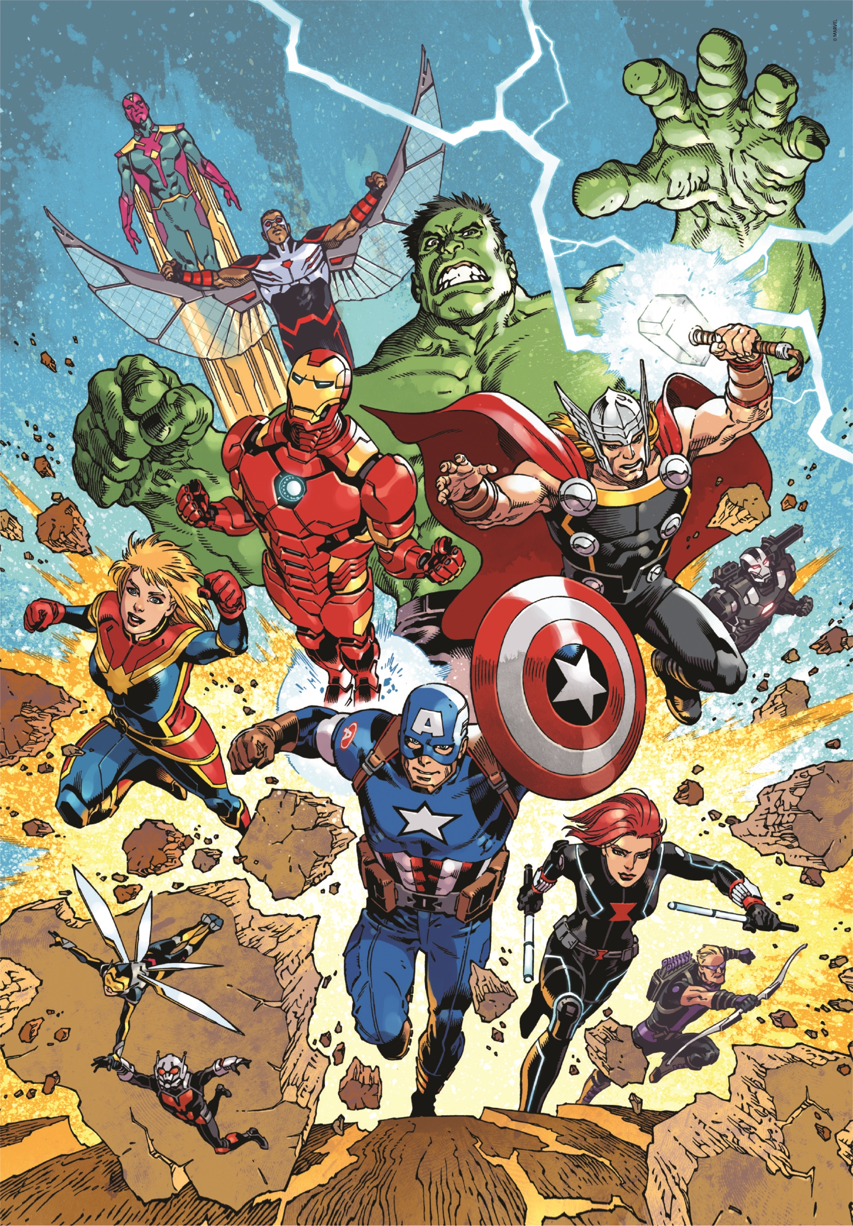 Clementoni Marvel, The Avengers 300 Teile Puzzle Clementoni-21728 von Clementoni