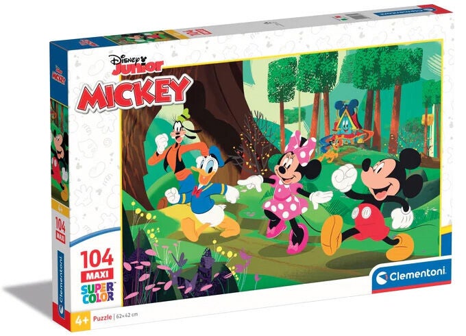 Clementoni Maxi Disney Mickey and Friends Kinderpuzzle 104 Teile von Clementoni