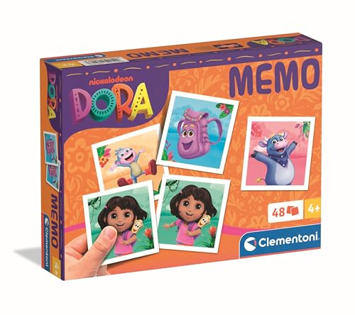Clementoni Memo Kompakt Dora - Memory Gedächtsnisspiel für Kinder ab 3 Jahren mit 48 Karten - Ideal als Reisespiel - 18207 Clementoni Memo Kompakt Dora - Memory Gedächtsnisspiel für Kinder ab 3 Jahren mit 48 Karten - Ideal als Reisespiel - 18207 von Clementoni