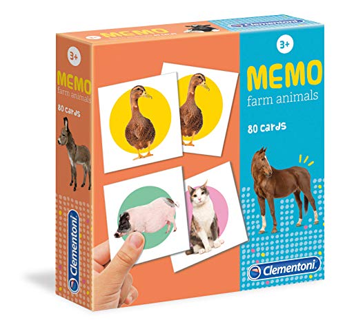 Clementoni Memory Spel Farm Animals (4,7 x 21 x 21 cm) von Clementoni