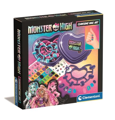 Clementoni Monster High, Cooles Kindernagelset ab 6 Jahren, Mehrfarbig - 50880 von Clementoni