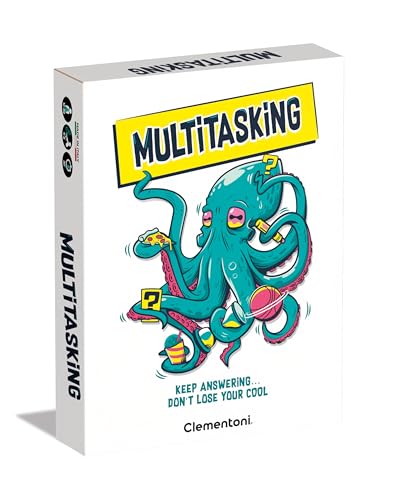 Clementoni Multitasking, EIN lustiges Gesellschaftsspiel, Hergestellt In Italien, Multicolor - 75109 von Clementoni