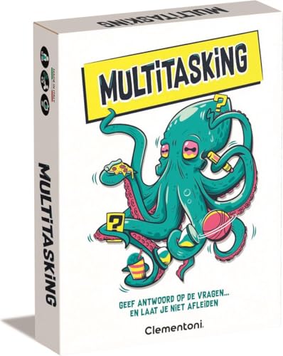 Clementoni Multitasking, EIN lustiges Gesellschaftsspiel, Hergestellt In Italien, Multicolor - 56147 von Clementoni