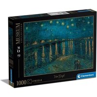 Clementoni - Musee d'Orsay - Van Gogh - Sternennacht über der Rhone, 1000 Teile von Clementoni