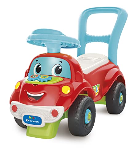 Clementoni - 17747 - Nicolò Go Go 3 in 1 - Reitauto, Elektronische Lernsprechende, erste Schritte, Lichter und Geräusche, Spiel für Kinder 1 Jahr - Made in Italy von Clementoni