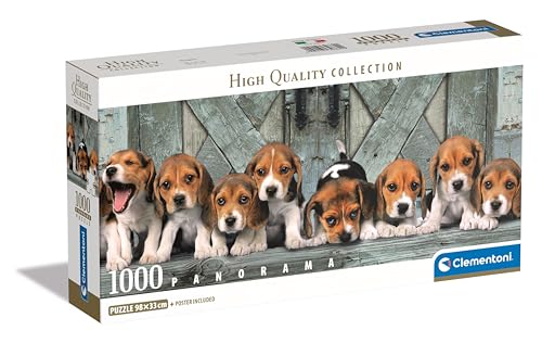 Clementoni Welpen Puzzle 1000 Teile Erwachsene - Panorama Puzzle Erwachsene in 98 x 33 cm - Puzzle Erwachsene anspruchsvoll von Clementoni 39869 Clementoni Welpen Puzzle 1000 Teile Erwachsene - Panorama Puzzle Erwachsene in 98 x 33 cm - Puzzle Erwachsene anspruchsvoll von Clementoni 39869 von Clementoni