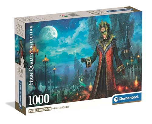 Clementoni - Puzzle 1000 Teile für Erwachsene und Jungen, Kollektion, Thema Der Herr der Zeit, mit Poster, Kompaktbox, Geschenkidee für Damen und Herren, Made in Italy, 70 x 50 cm, 39986 von Clementoni