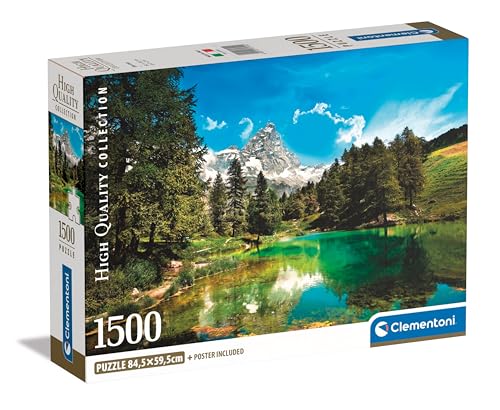 Clementoni 31720 Blue Lake Puzzle 1500 Teile, für Erwachsene, Hergestellt in Italien, Multicolor-31720, Multicolor von Clementoni