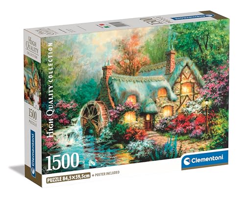 Clementoni Country Retreat Puzzle 1500 Teile Erwachsene - Puzzle Erwachsene in 59,2 x 84,3 cm - Puzzle Erwachsene anspruchsvoll von Clementoni 31711 von Clementoni