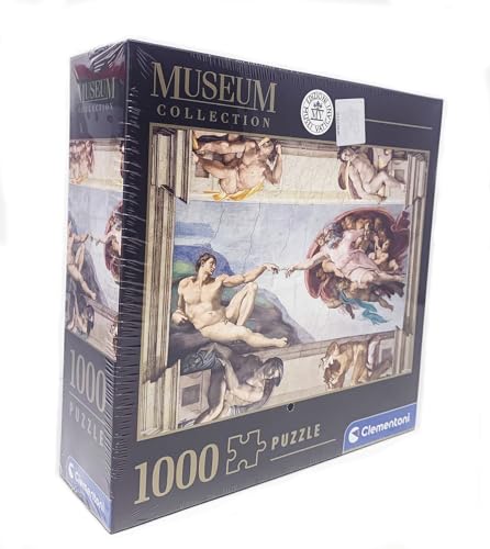 Clementoni Puzzle Museum Collection Schöpfung von Adamo The Creation of Man - 1000 Teile von Clementoni