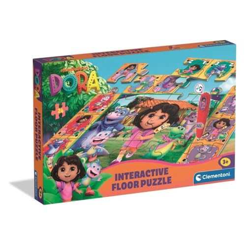 Clementoni Quiz-Bodenpuzzle - Dora - Interaktives Puzzle mit Stift, Lernspiel für Kinder ab 3 Jahren, 24 Teile, 62 x 42 cm, 16686 Clementoni Quiz-Bodenpuzzle - Dora - Interaktives Puzzle mit Stift, Lernspiel für Kinder ab 3 Jahren, 24 Teile, 62 x 42 cm, 16686 von Clementoni