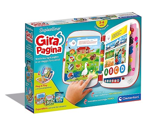 Clementoni - Sapientino-Girapage-Kinder, Lernspiel 2 Jahre, interaktives Buch, elektronisch sprechend, Akustisches Lernen, Ansatz zum Lesen, mit Batterien, Farbe Italienisch, 16430 Clementoni - Sapientino-Girapage-Kinder, Lernspiel 2 Jahre, interaktives Buch, elektronisch sprechend, Akustisches Lernen, Ansatz zum Lesen, mit Batterien, Farbe Italienisch, 16430 von Clementoni