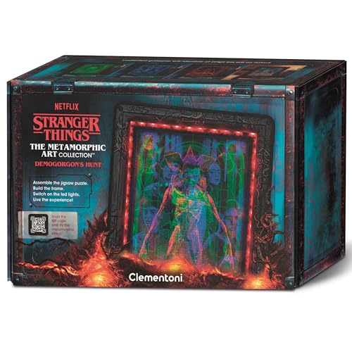 Stranger Things Metamorphic Art Collection Demogorgon - 520 Teile Puzzle mit beleuchtetem Rahmen - Merch-Set für Fans & Sammler - Ideal als Deko & Geschenk - 35611 von Clementoni Stranger Things Metamorphic Art Collection Demogorgon - 520 Teile Puzzle mit beleuchtetem Rahmen - Merch-Set für Fans & Sammler - Ideal als Deko & Geschenk - 35611 von Clementoni von Clementoni