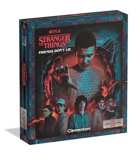Clementoni Stranger Things Friends Don't Lie: Kooperations-Spiel - Kooperatives Brettspiel für Erwachsene & Kinder ab 12 Jahre - Geschenkidee für Fans - 59474 Clementoni Stranger Things Friends Don't Lie: Kooperations-Spiel - Kooperatives Brettspiel für Erwachsene & Kinder ab 12 Jahre - Geschenkidee für Fans - 59474 von Clementoni