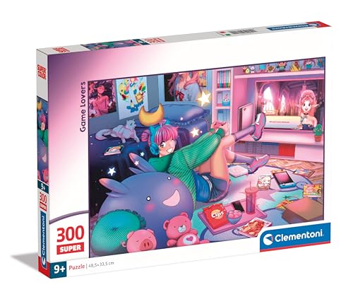 Clementoni Supercolor Game Lovers Kinder Puzzle 300 Teile - Puzzle 48,5 x 33,5 cm für Kinder ab 9 Jahre - Geschicklichkeitsspiel von Clementoni 21722 von Clementoni