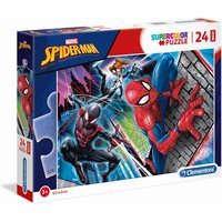 Clementoni - Supercolor Puzzle - Maxi - Spiderman, 24 Teile von Clementoni