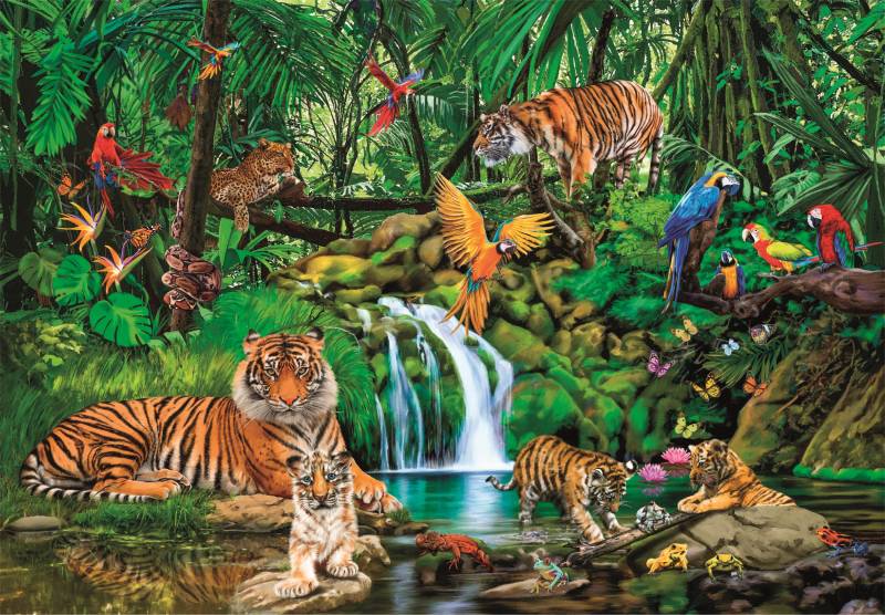 Clementoni The Jungle Retreat 300 Teile Puzzle Clementoni-21721 von Clementoni