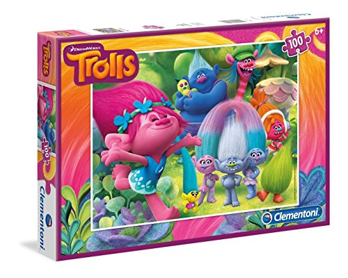 Clementoni - Trolls 353007250. Puzzle 100 Teile von Clementoni