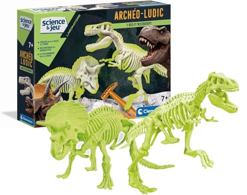 Clementoni – a1503085 – Spiel Wissenschaftliche – Trex Triceratops von Clementoni